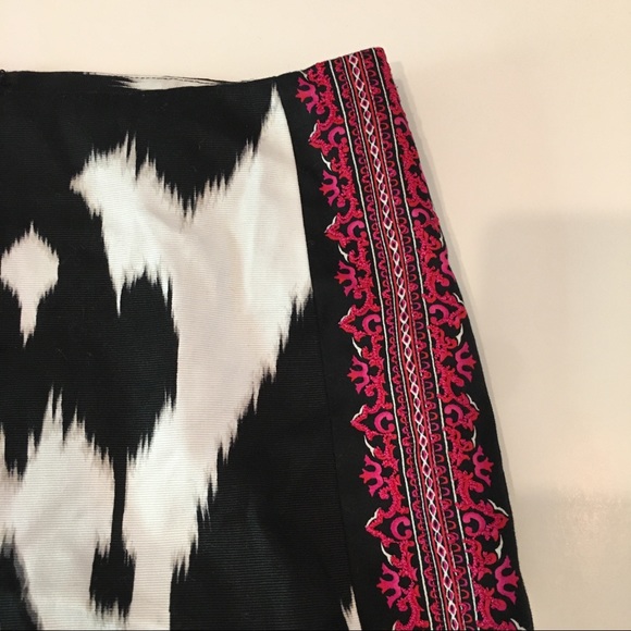 NWT WHBM Graphic Ikat Faille Pencil Skirt 2 - Picture 2 of 5